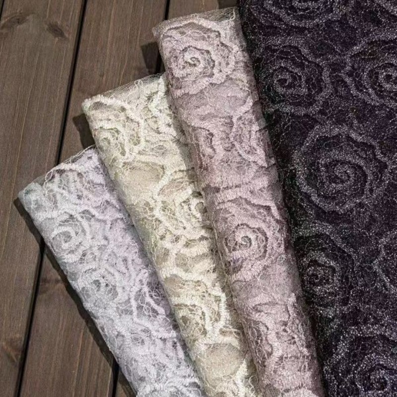 Sewing Fabric - Kain Renda Tulle Bersulam dengan Jahitan