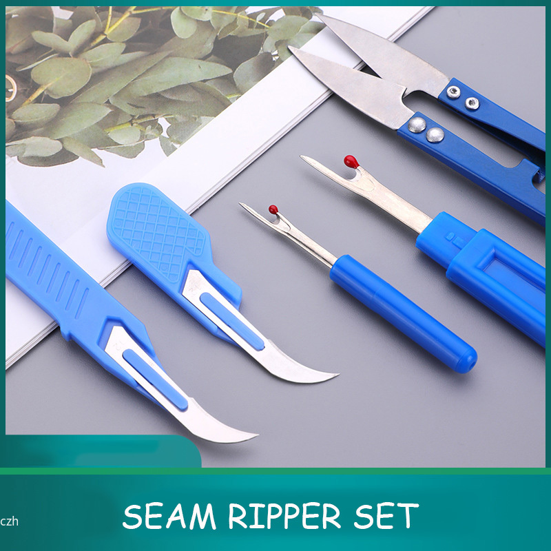 Sewing Repair - 5 Buah Kit Ripper Jahit Biru