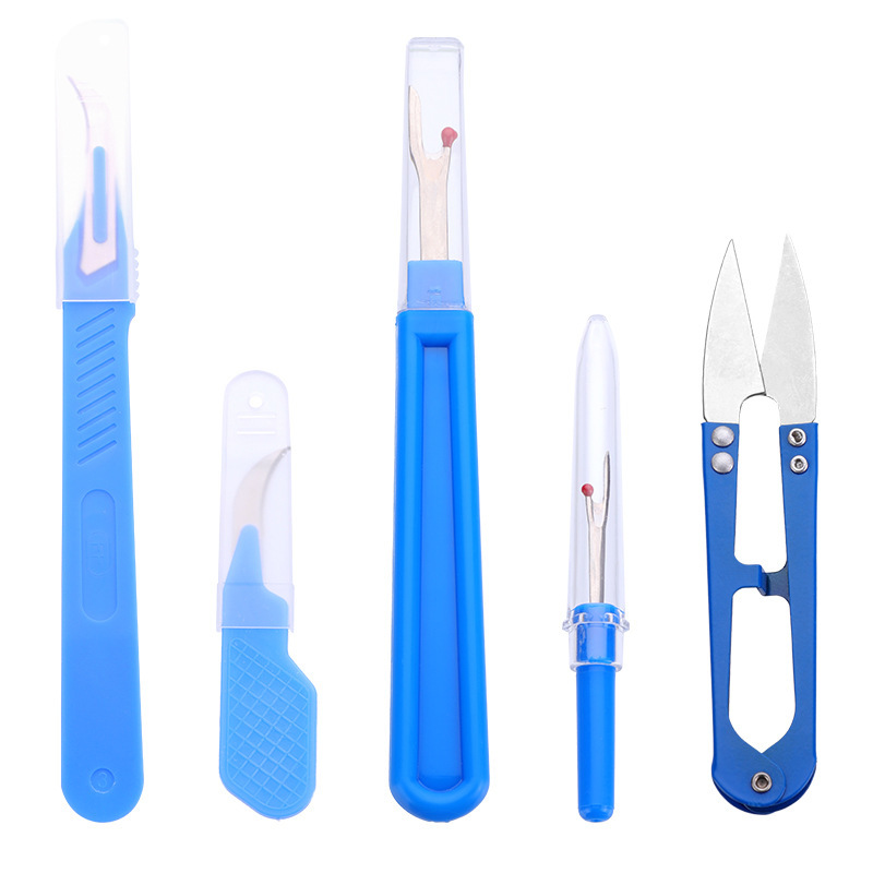 Seam Ripper Tool - Alat Pembuka Jahitan Biru, Pemotong Benang