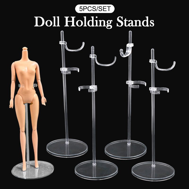 Dress Form Mannequin - 5 Buah Rak Transparan Model Manekin