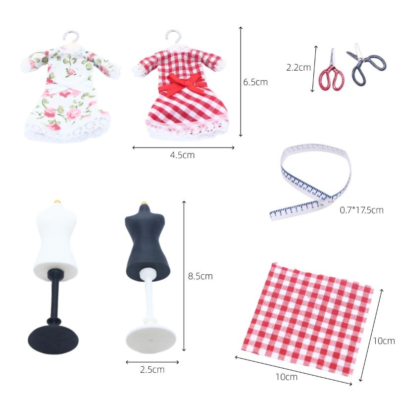 Dress Form Mannequin - Diskon Besar-1Set Kit Bentuk Gaun Miniatur