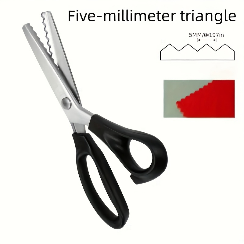 Pinking Shear Blade - Gunting Pinking Profesional dengan Bilah Bergerigi,