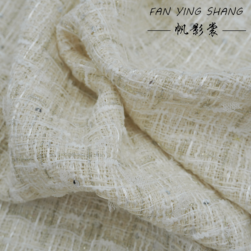 Kain Tweed Jaring Kupu-Kupu Wa - Sewing Tweed Fabric ulasan dan harga