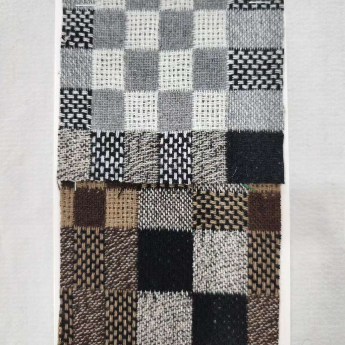 Kain Wol Grid Tweed, untuk Gau - Sewing Tweed Fabric ulasan dan harga