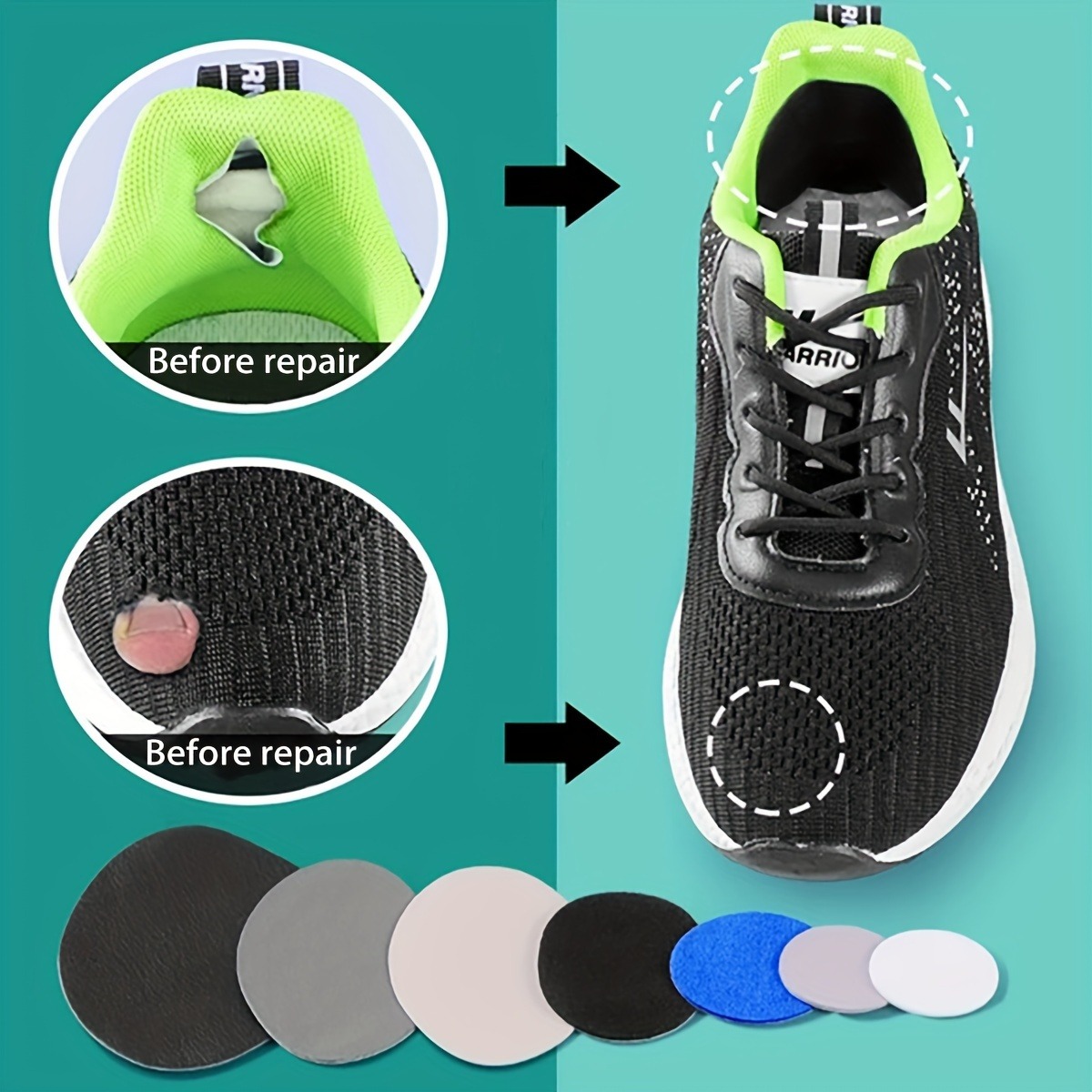 6 Buah Tambalan Sepatu Berpere - Sewing Repair ulasan dan harga