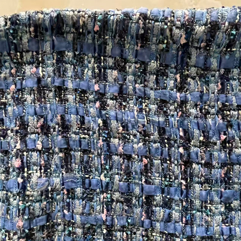 Kain Tweed Premium Berwarna Bi - Sewing Tweed Fabric ulasan dan harga