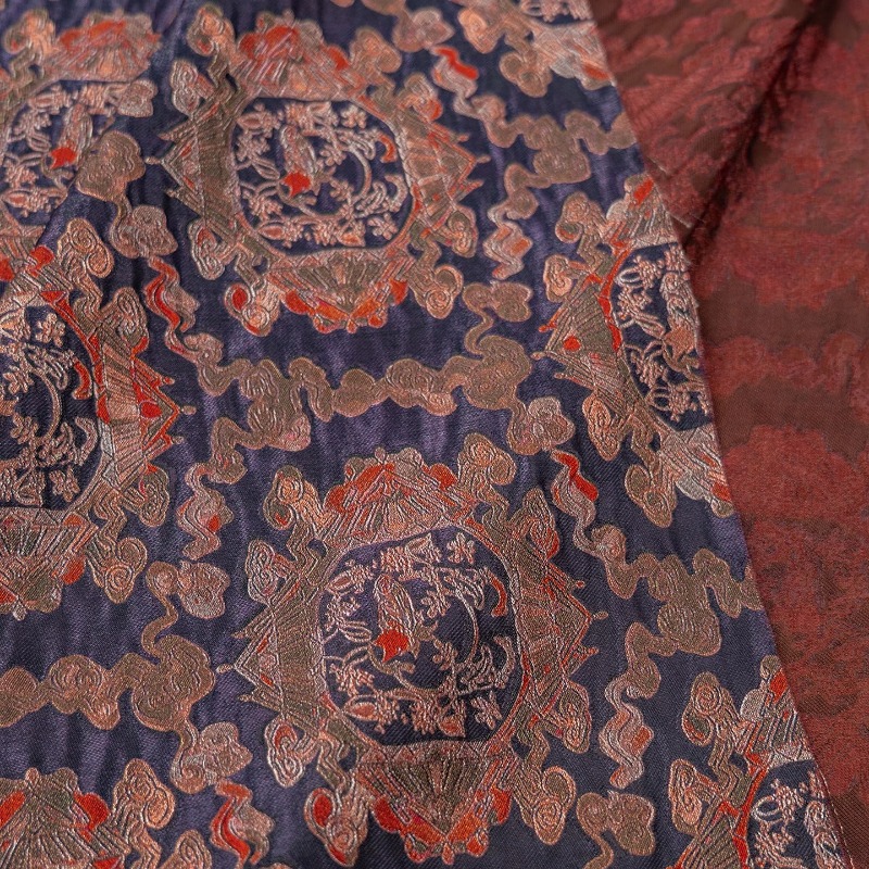 Kain Lurex Jacquard Bunga Rayo - Sewing Fabric ulasan dan harga