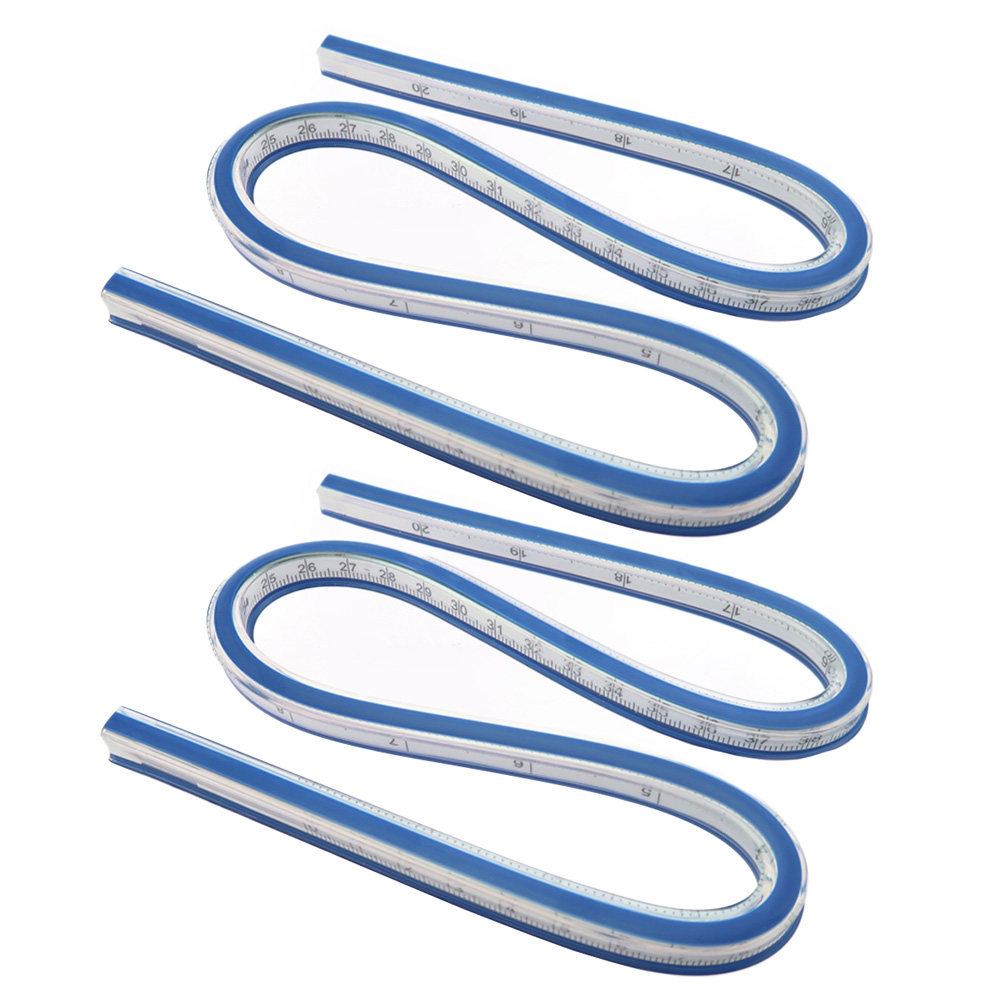 2Pcs Penggaris Lengkung Ular,  - Sewing Garments ulasan dan harga