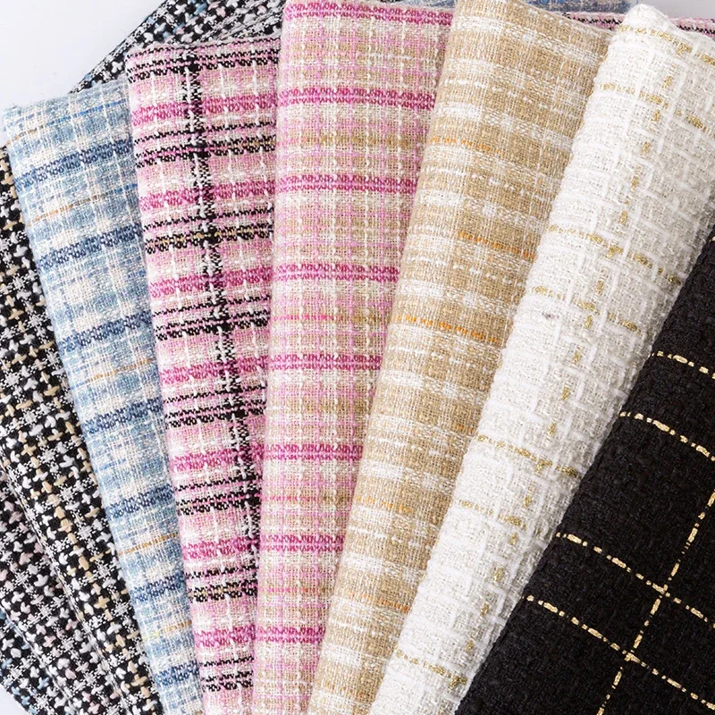 50cm kain sutra emas aroma kec - Sewing Tweed Fabric ulasan dan harga