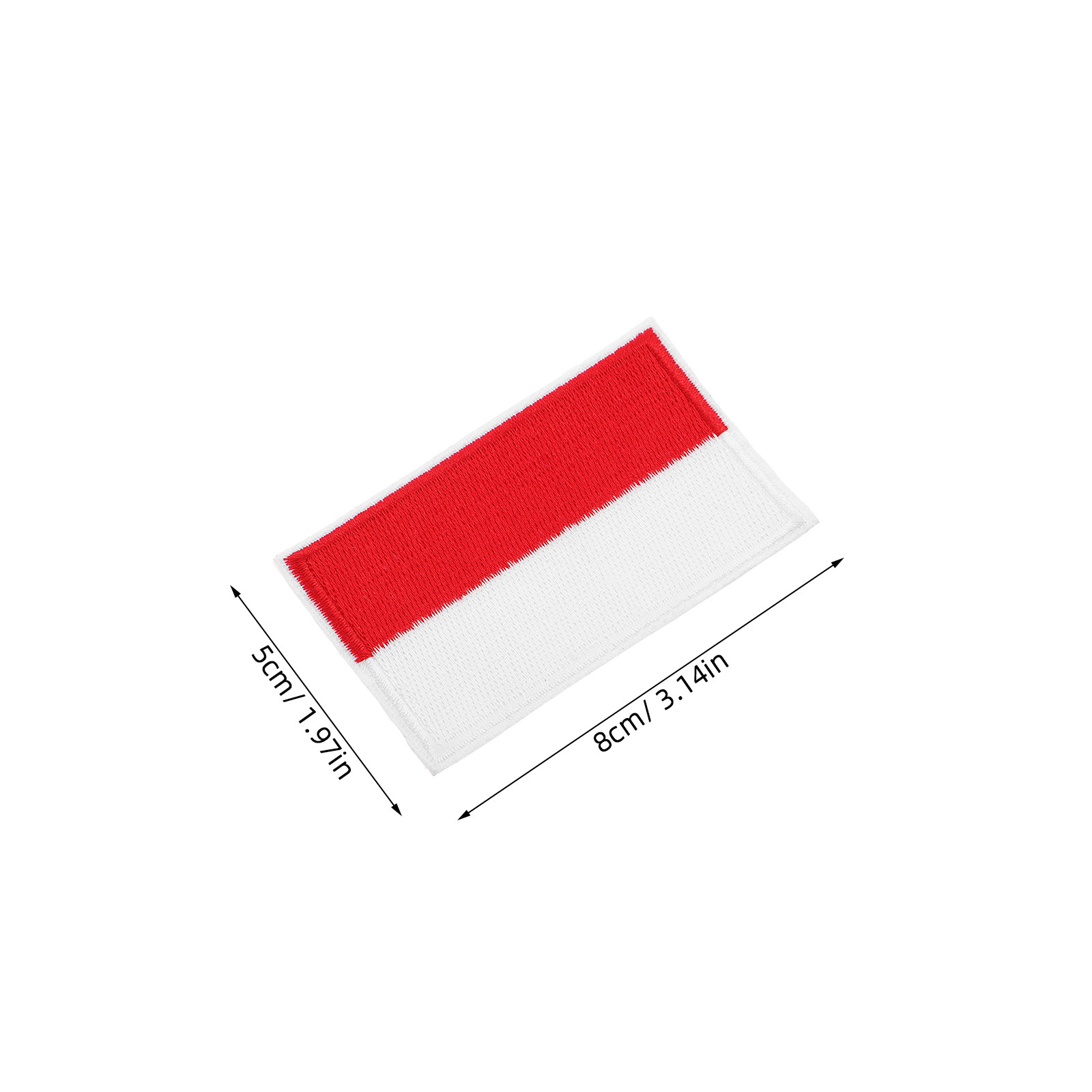 10Pcs Patch Bendera Indonesia  - Sewing Indonesia ulasan dan harga