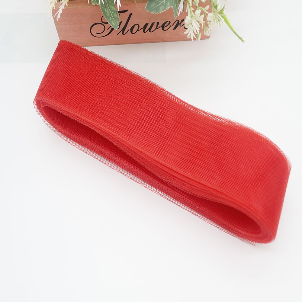 25-10 yard 2-10cm Kain Organza - Sewing Fabric ulasan dan harga