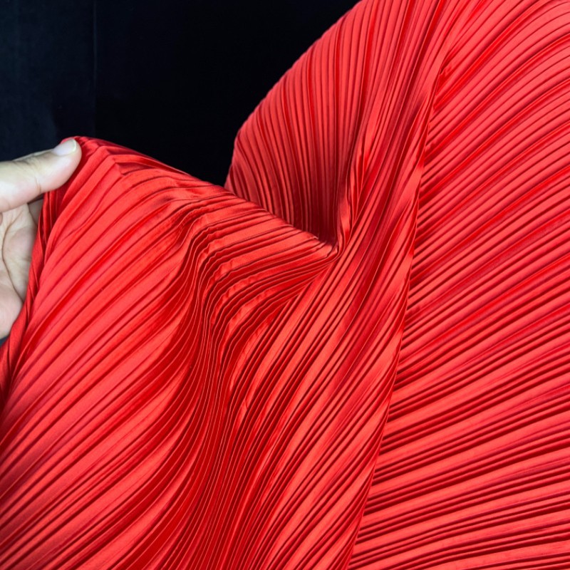 Kain Lipit Imitasi Sutra yang  - Sewing Fabric ulasan dan harga