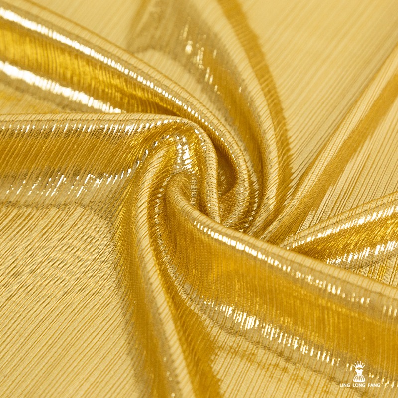 Kain Rajut Bergaris Kuning Kee - Sewing Fabric ulasan dan harga