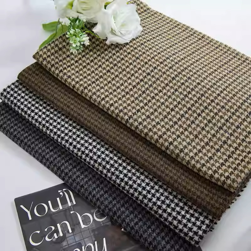 Kain Tweed Rajut Motif Houndst - Sewing Tweed Fabric ulasan dan harga