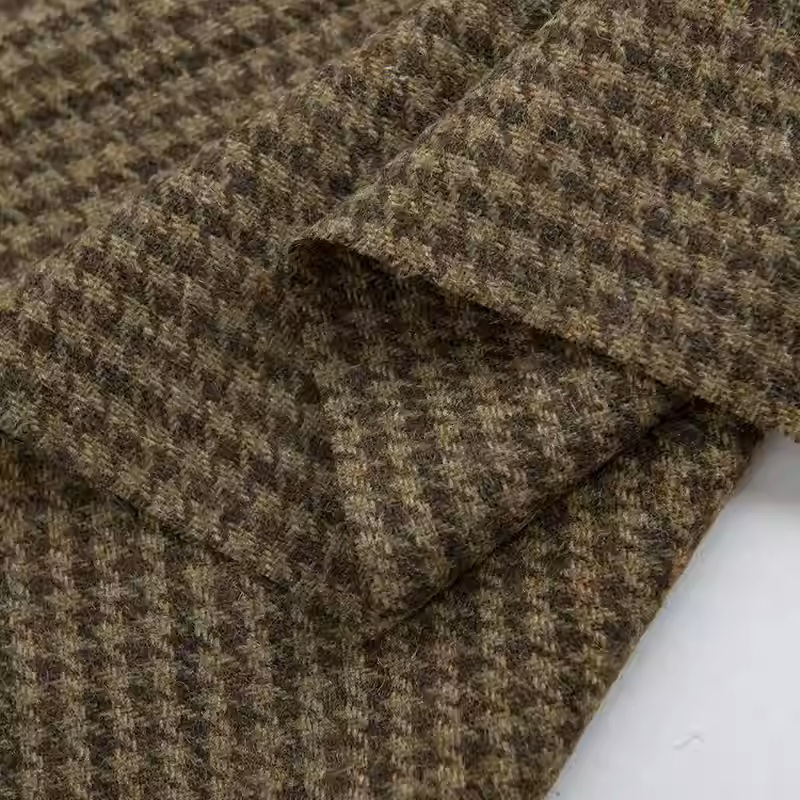 Kain Tweed Rajut Motif Houndst - Sewing Tweed Fabric ulasan dan harga