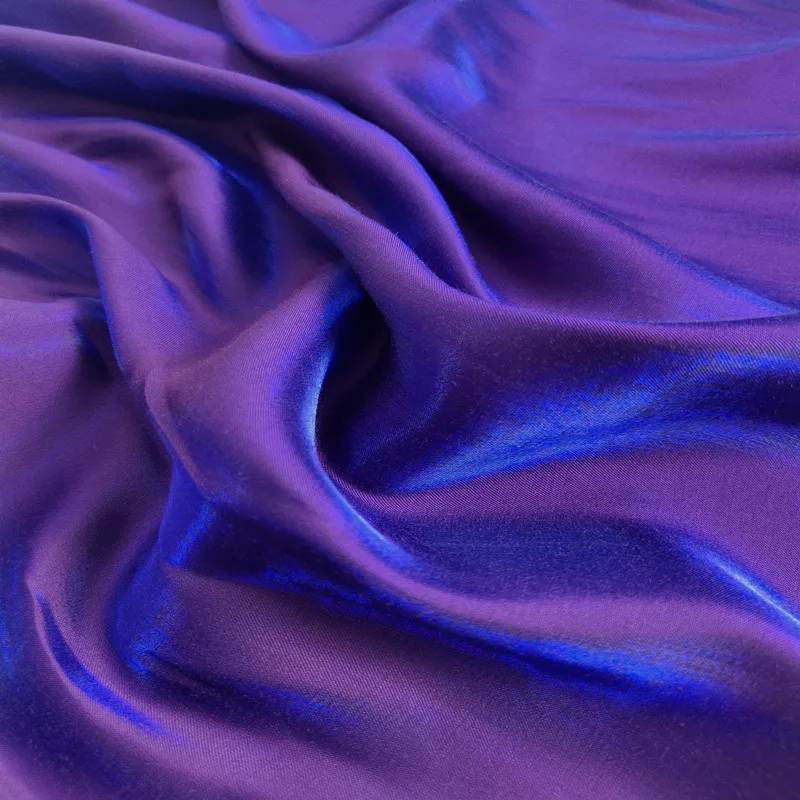 Kain Satin Sutra Kaca Berubah  - Sewing Fabric ulasan dan harga