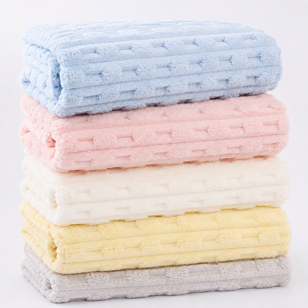 Kain Fleece Coral Tebal 280GSM - Sewing Technical Fabrics ulasan dan harga